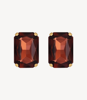 Bijoux de bouton Alma grenat