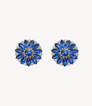 Bijoux de bouton Mira bleu