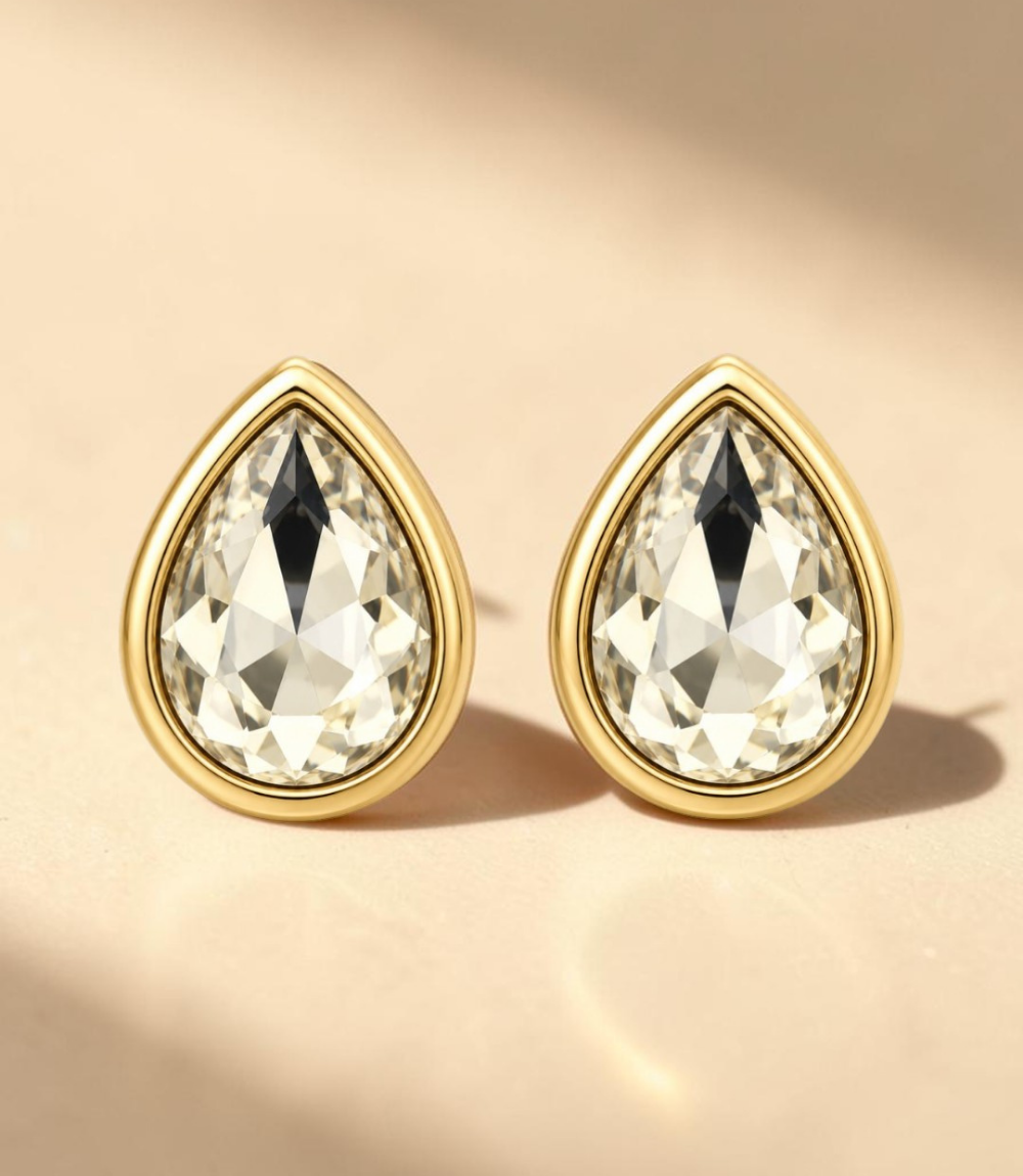 Bijoux de bouton Arya blanc