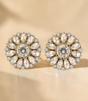 Bijoux de bouton Mira blanc